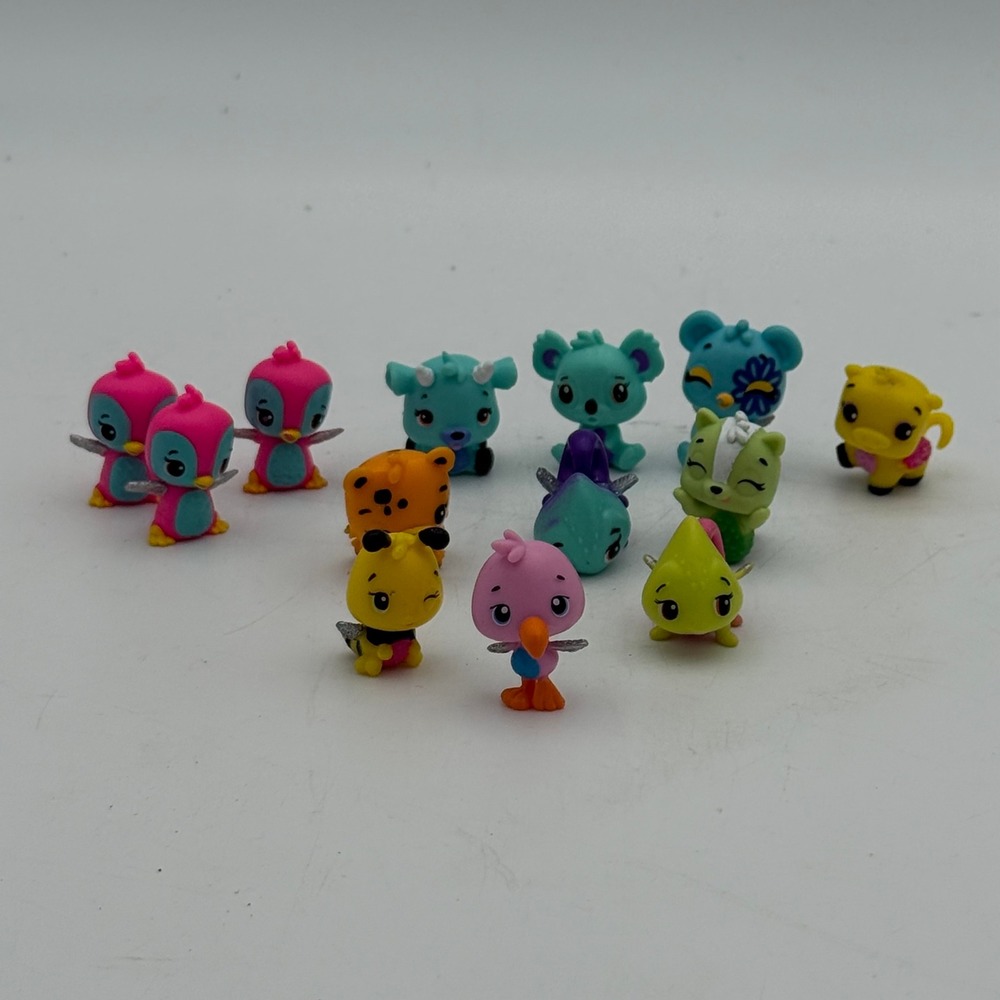 Hatchimals CollEGGtibles Mini Figure Lot of 12 Animals Penguins Koala Bee 1 inch